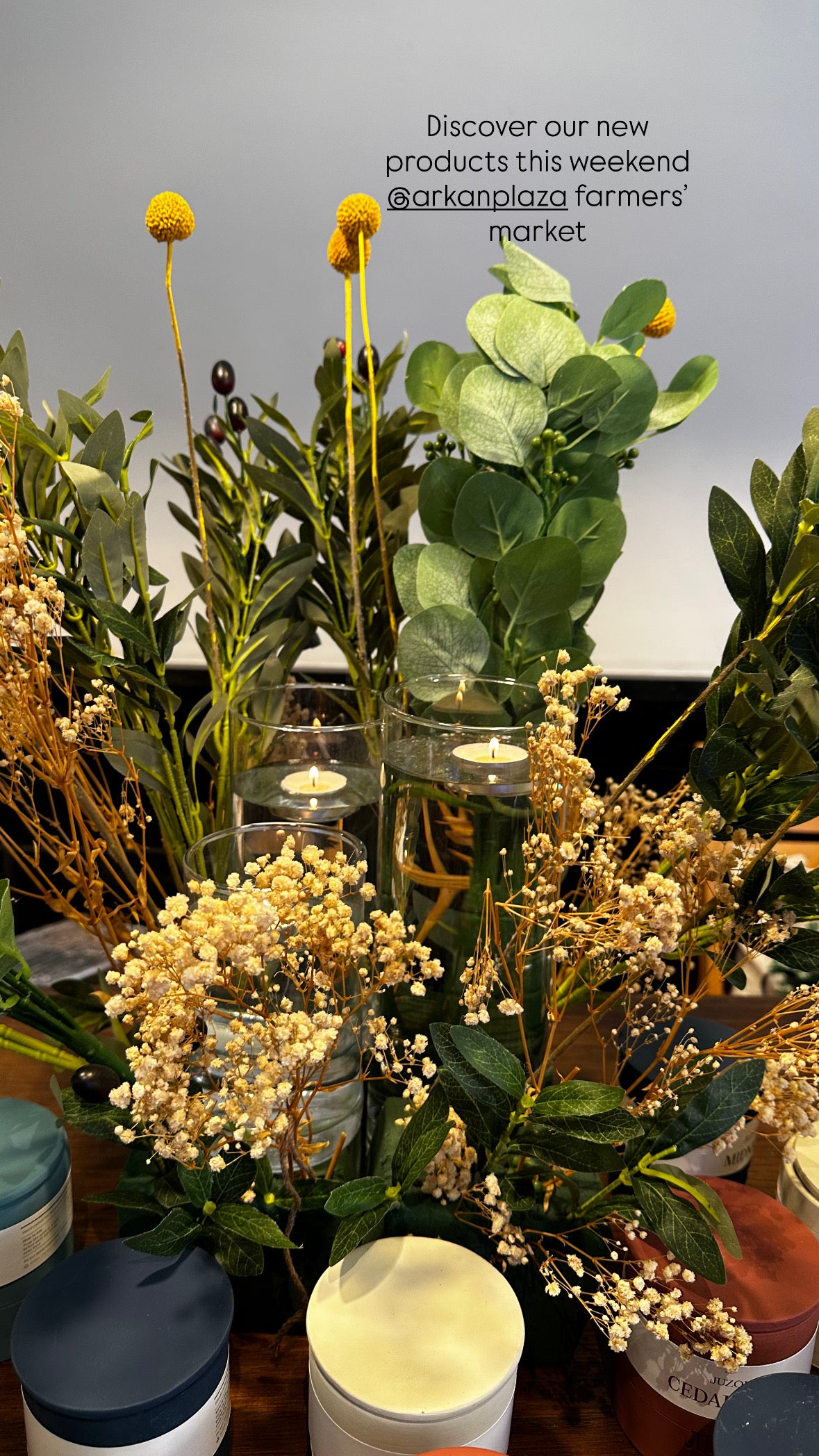 Luminous Garden Centerpiece